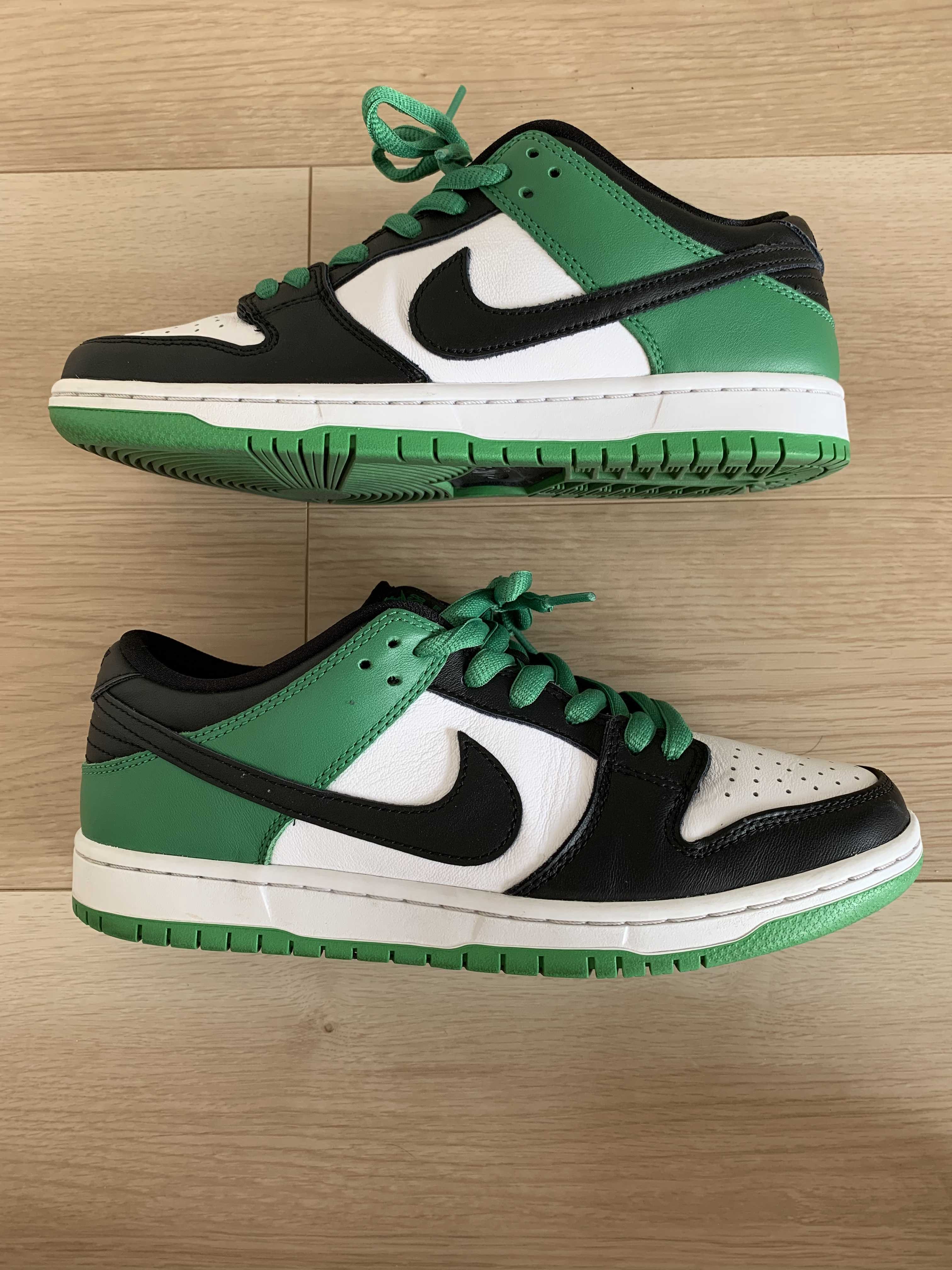 Nike SB Dunk Low Pro "Black and Classic Green"