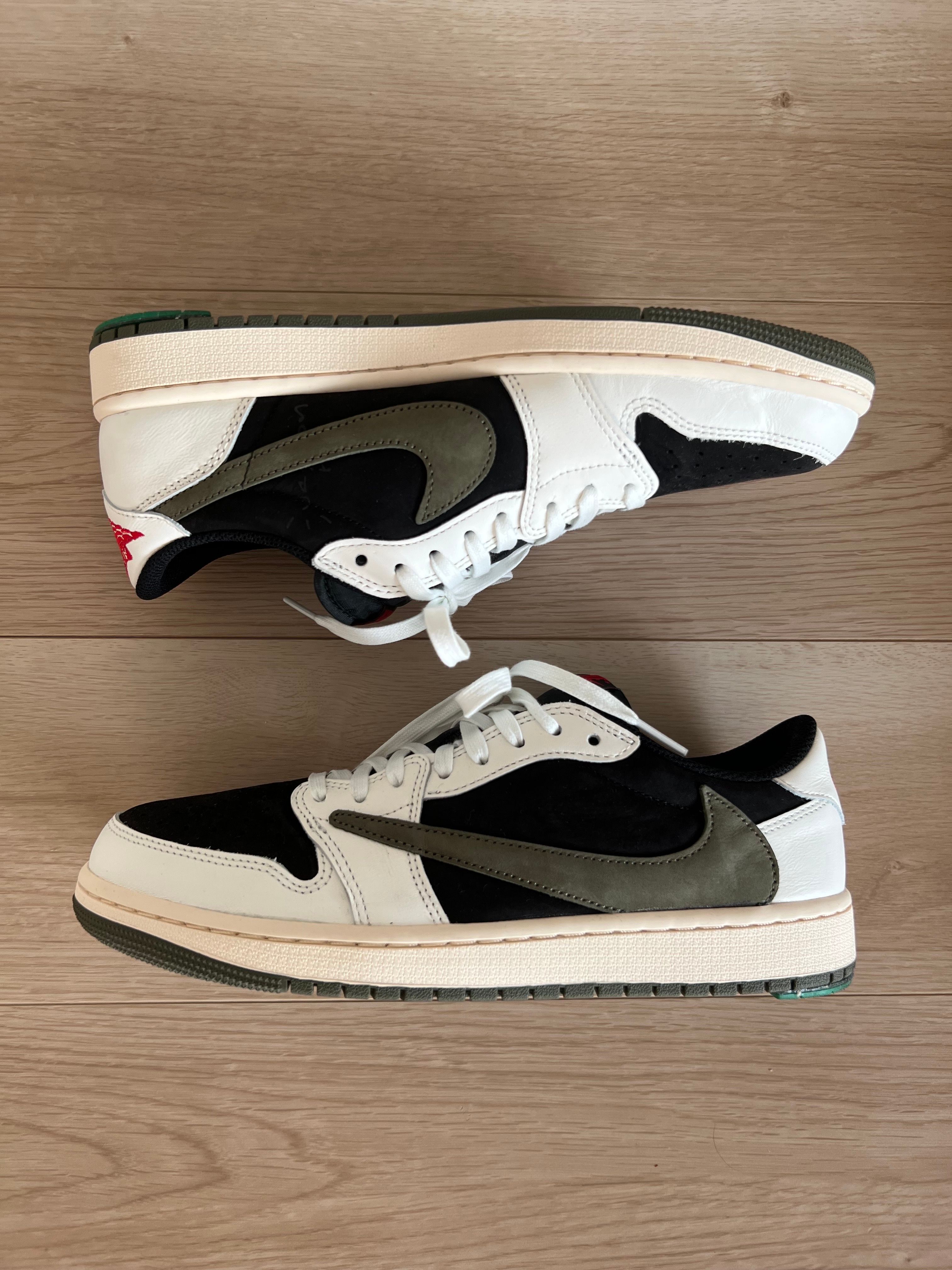 Travis Scott × Nike Women's Air Jordan 1 Low OG "Medium Olive"