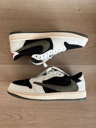 Travis Scott × Nike Women's Air Jordan 1 Low OG "Medium Olive"