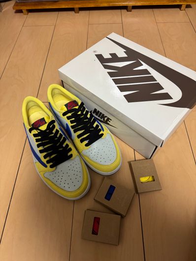 Travis Scott × Nike Women's Air Jordan 1 Retro Low OG "Canary"