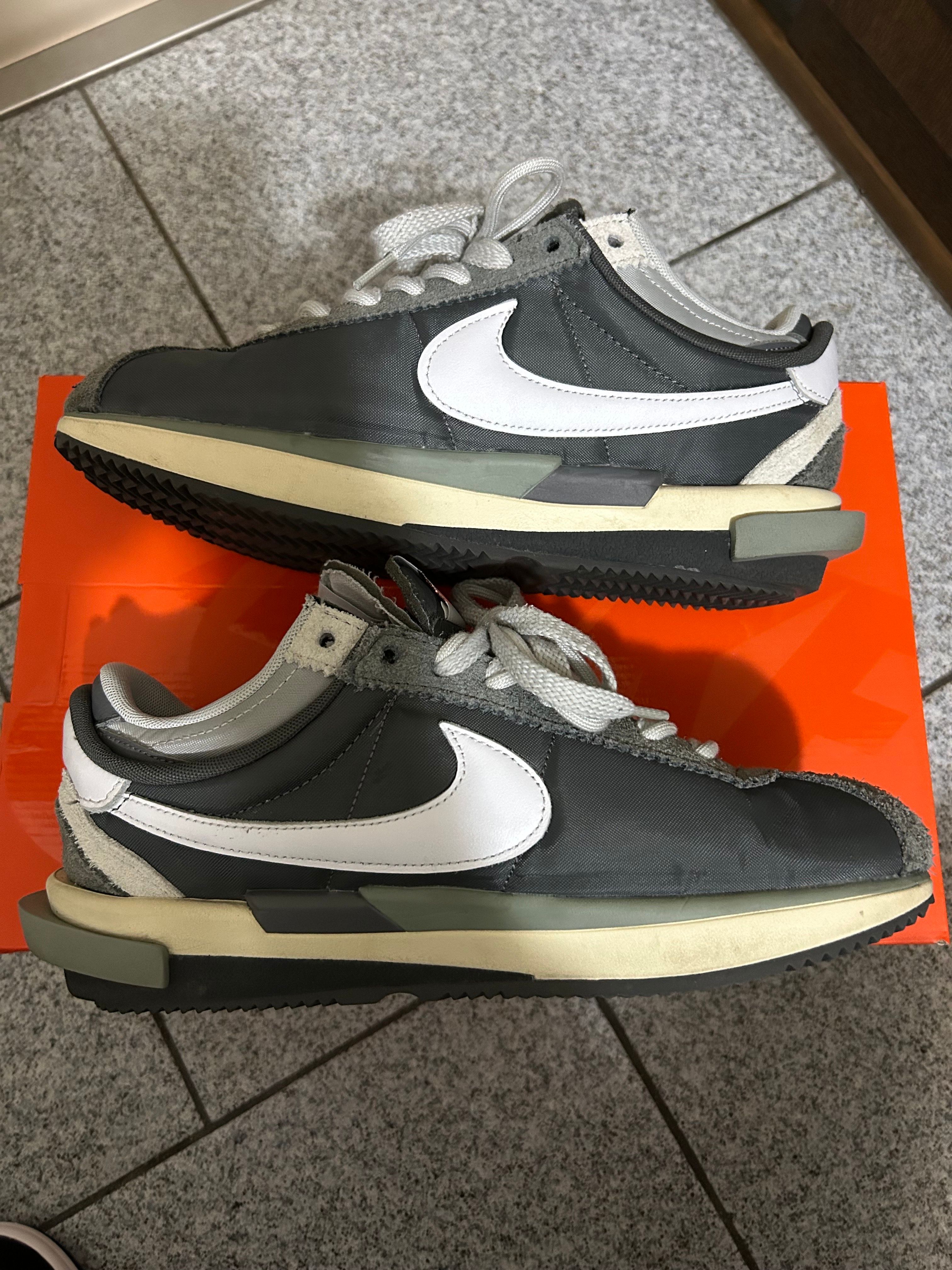 sacai × Nike Zoom Cortez "Iron Grey"