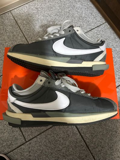 sacai × Nike Zoom Cortez "Iron Grey"