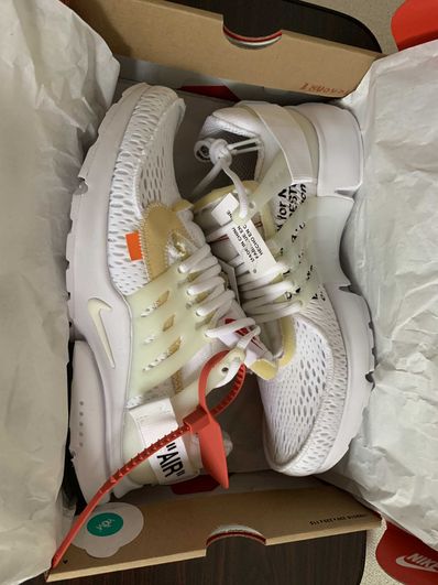 Off-White × Nike Air Presto "White/Black/Cone"