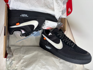Off-White × Nike Air Force 1 Low "Black"