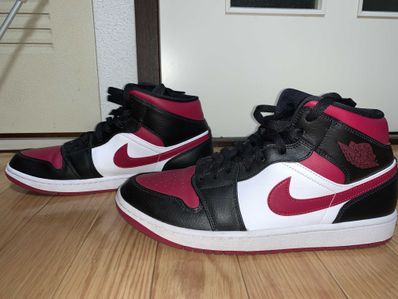 NIKE AIR JORDAN 1 MID "BLACK/RED/WHITE"