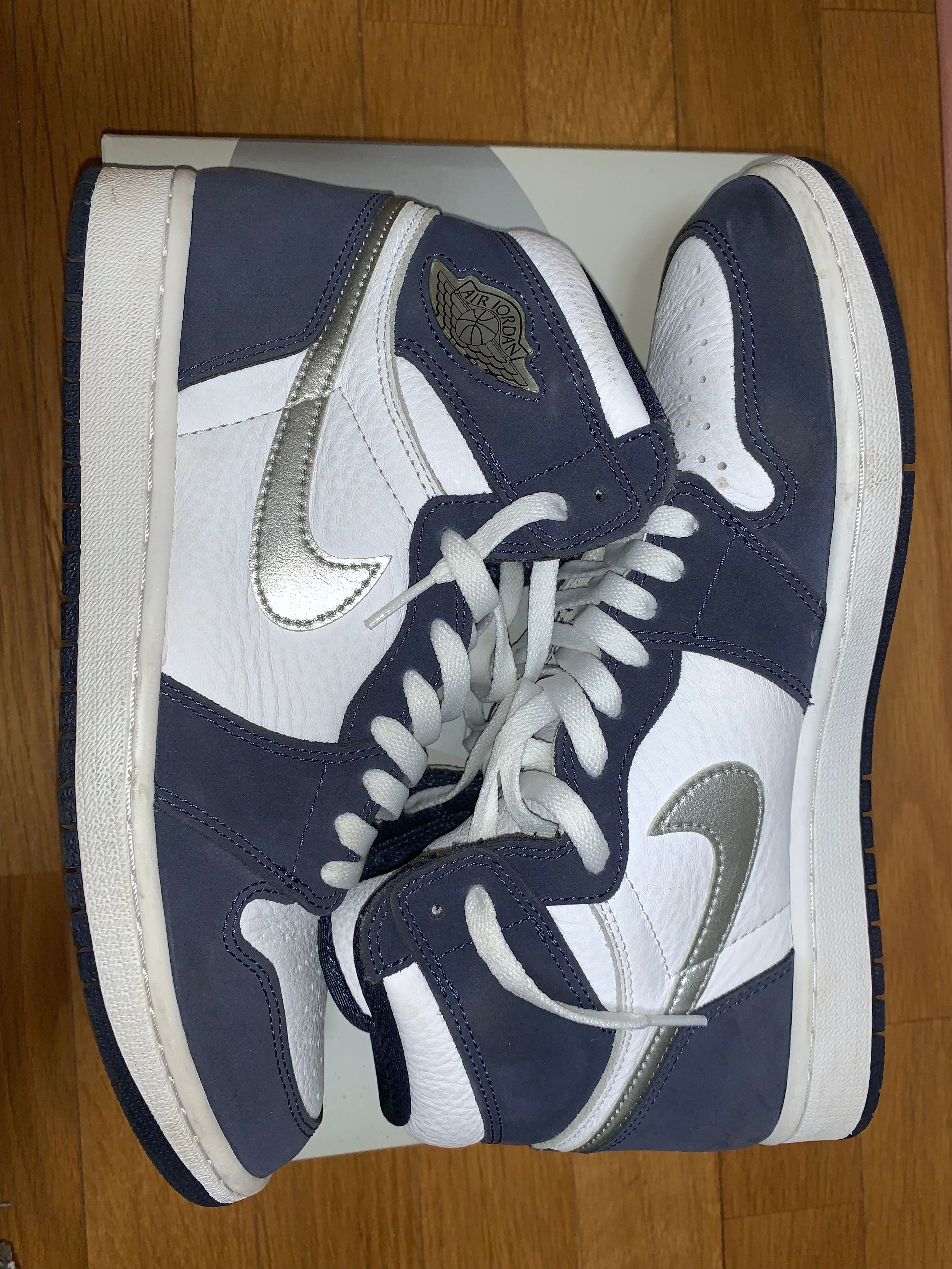 Nike Air Jordan 1 High OG CO.JP "White/Midnight Navy" (2020)(ブリーフケースなし)