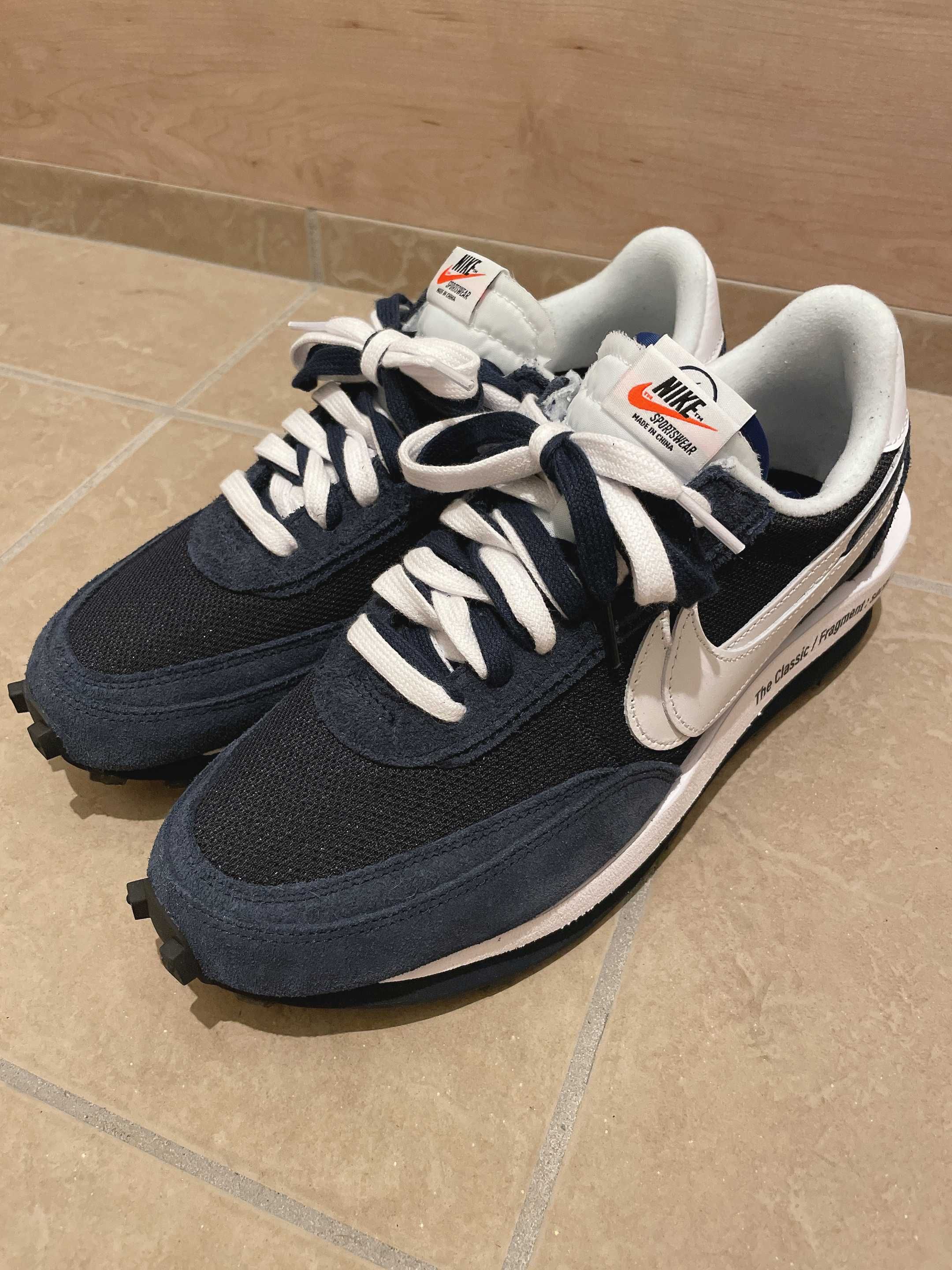 Fragment × sacai × Nike LD Waffle "Blackended Blue"