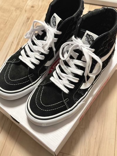 Supreme × Vans Sk8-Hi Hole Punch Denim "Black"