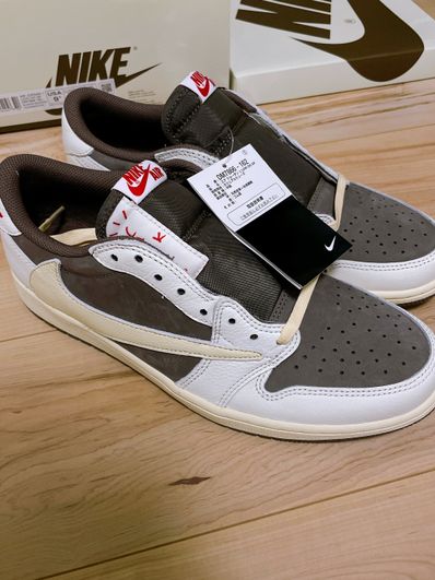Travis Scott × Nike Air Jordan 1 Low OG SP "Reverse Mocha/Sail and Ridgerock"