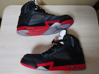Air Jordan 5 Satin "Bred"