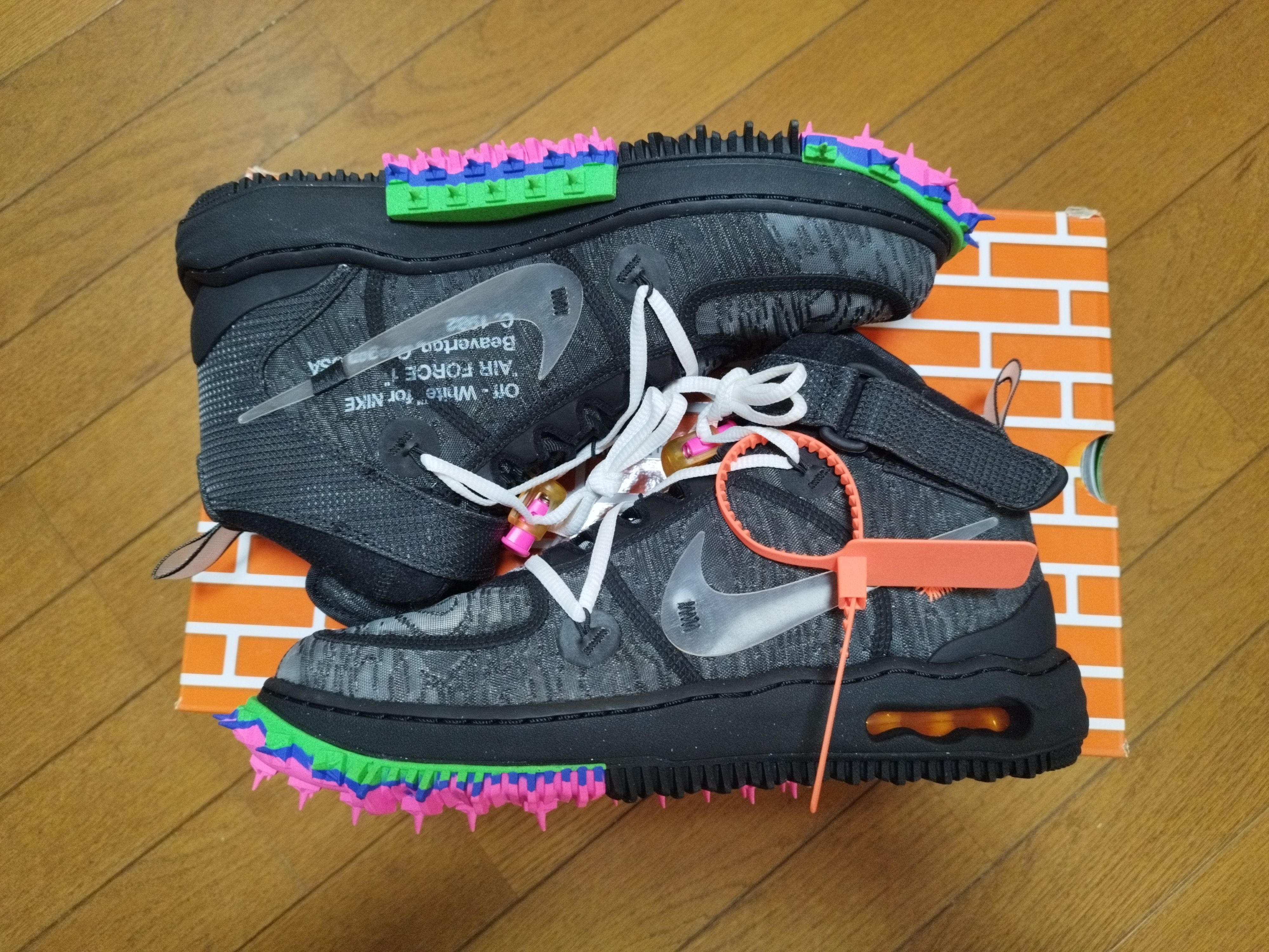 Off-White × Nike Air Force 1 Mid "Black"