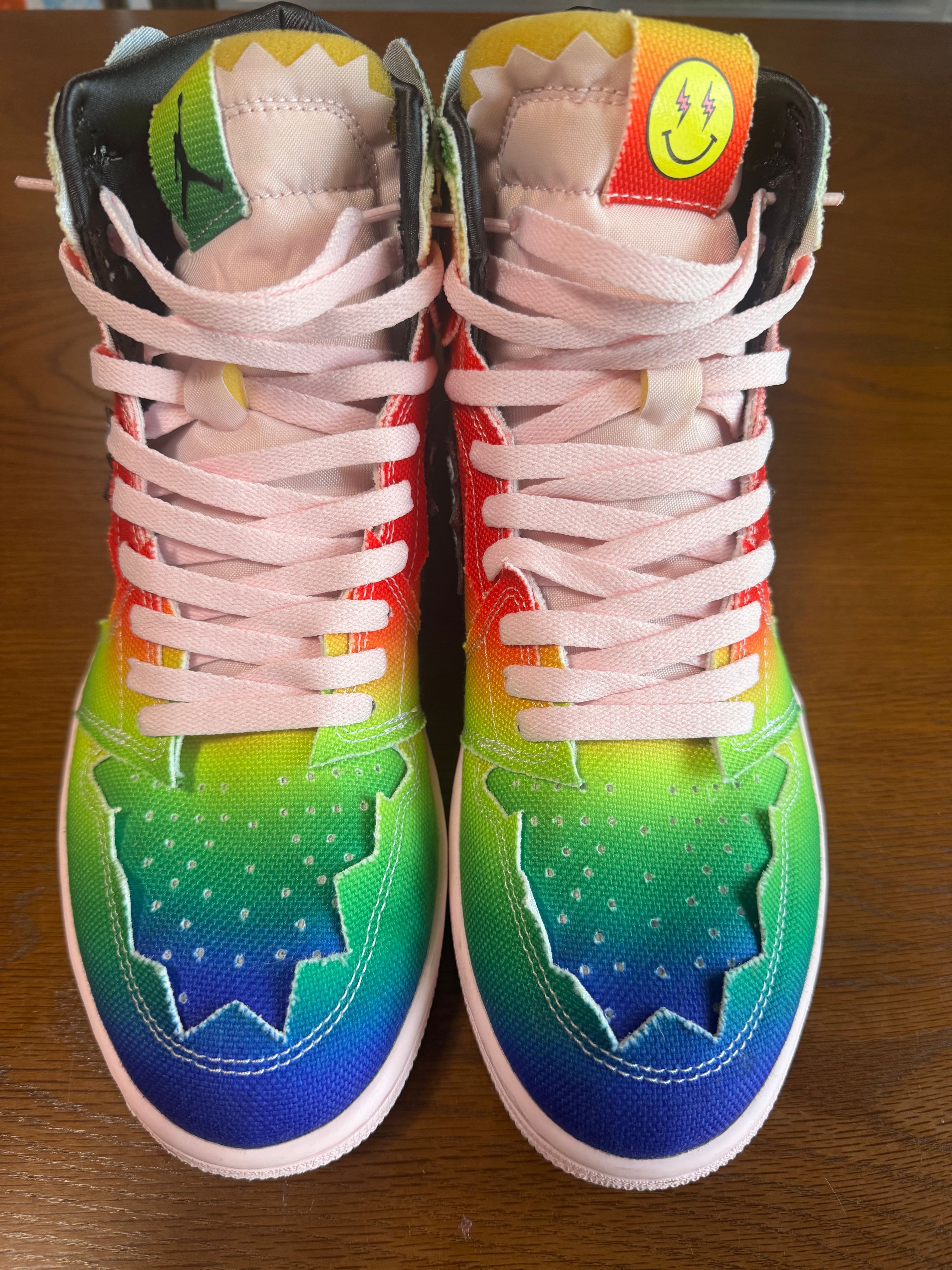 J Balvin × Nike Air Jordan 1 High OG "Rainbow"