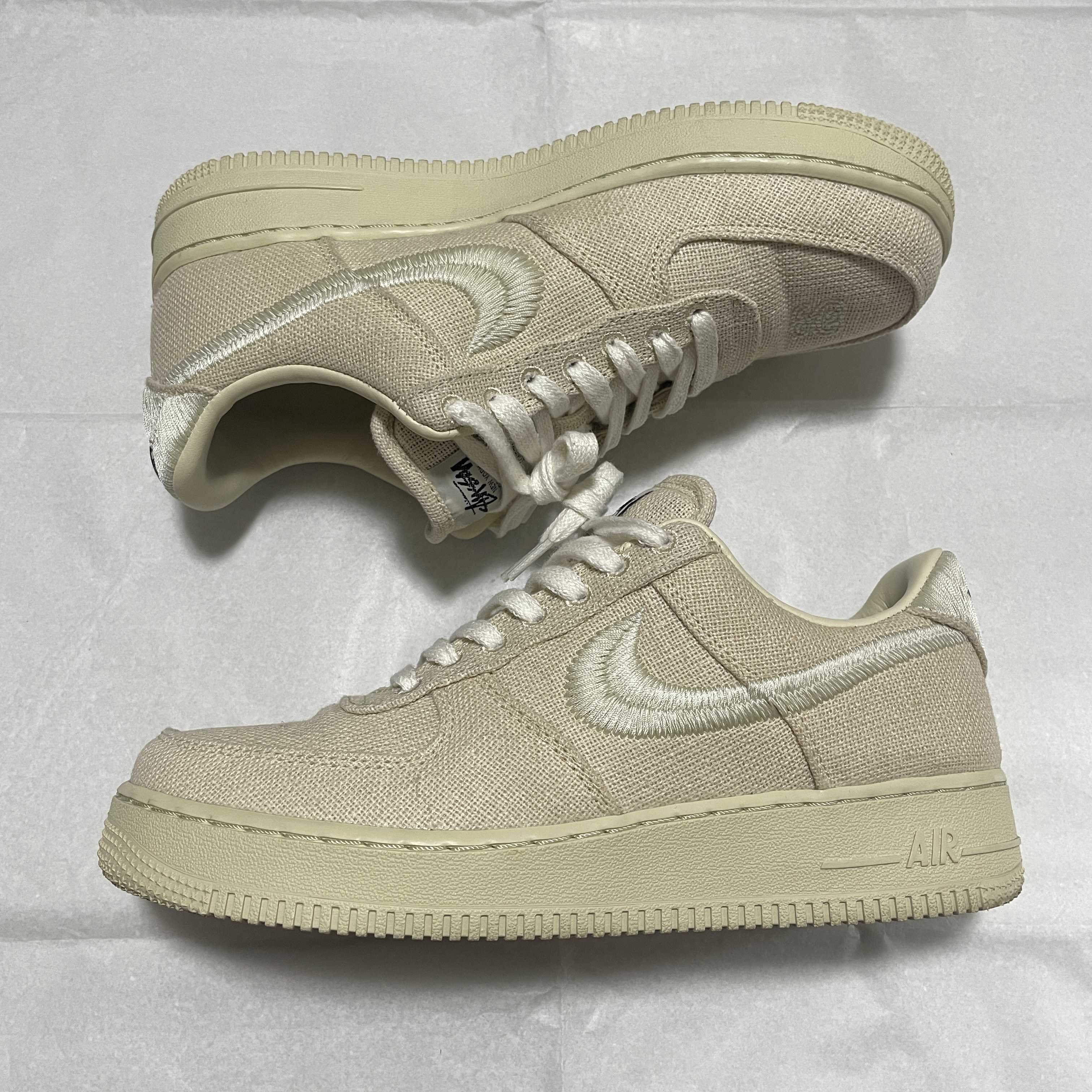 Stussy × Nike Air Force 1 Low "Fossil Stone"