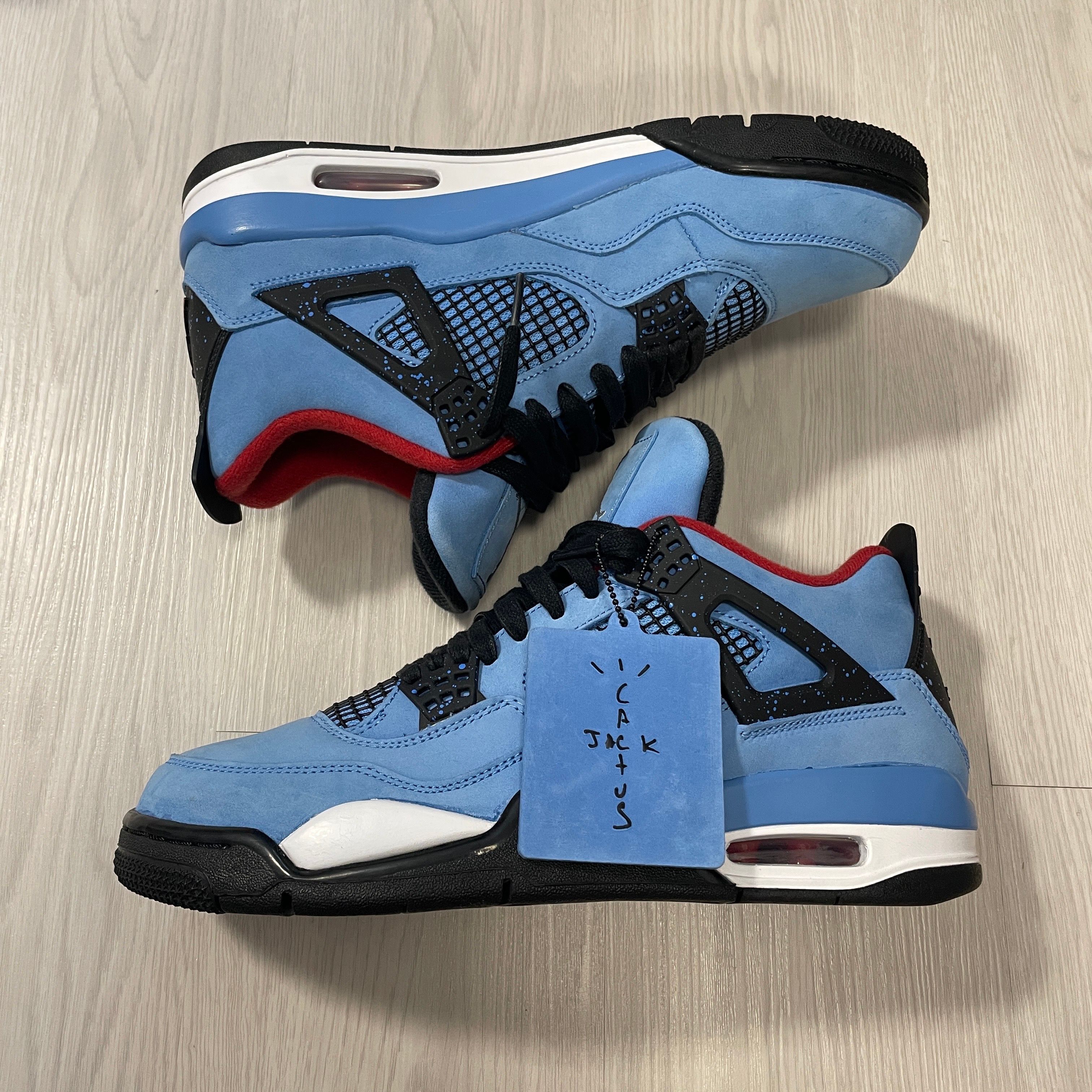 Travis Scott × Nike Air Jordan 4 Retro Cactus Jack "University Blue"