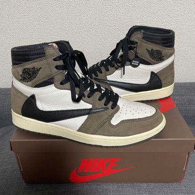 Travis Scott × Nike Air Jordan 1 Retro High OG TS SP "Sail/Dark Mocha"