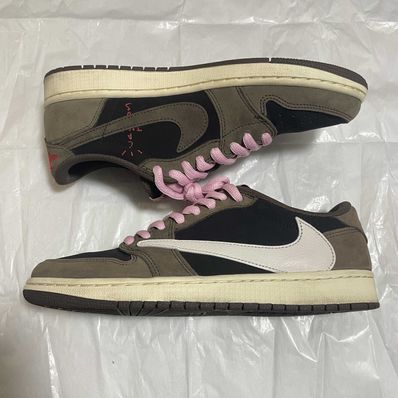 Travis Scott × Nike Air Jordan 1 Low OG SP-T "Black/Dark Mocha"