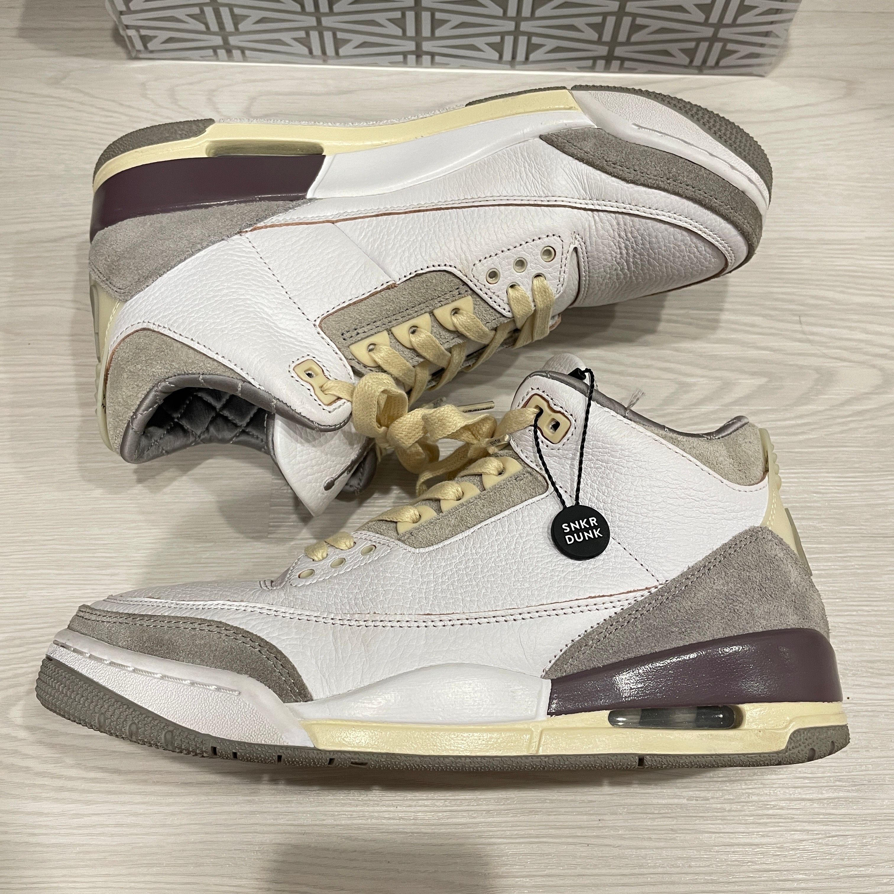 A Ma Maniere × Nike Women's Air Jordan 3 Retro SP "White/Medium Grey Violet Ore"