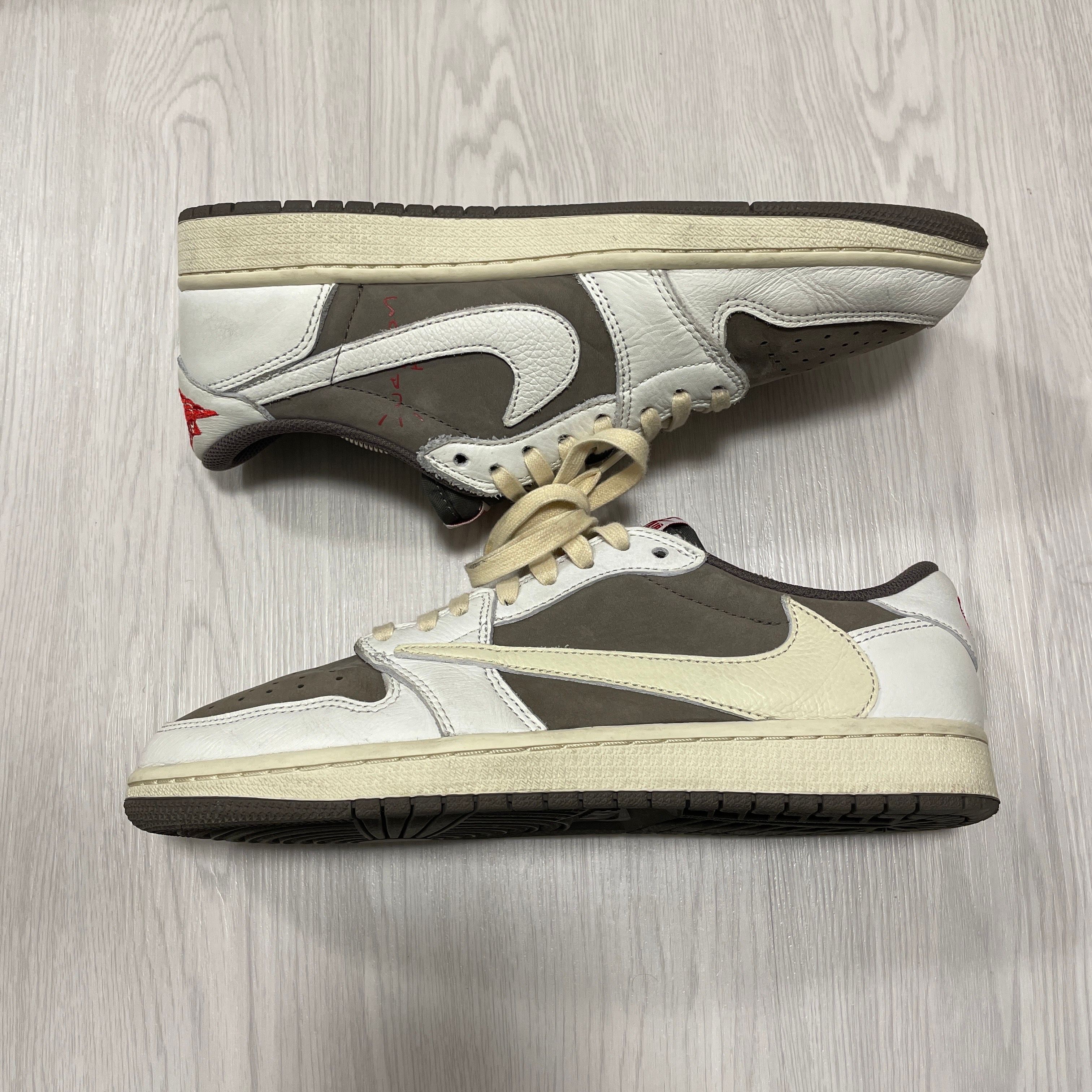 Travis Scott × Nike Air Jordan 1 Low OG SP "Reverse Mocha/Sail and Ridgerock"