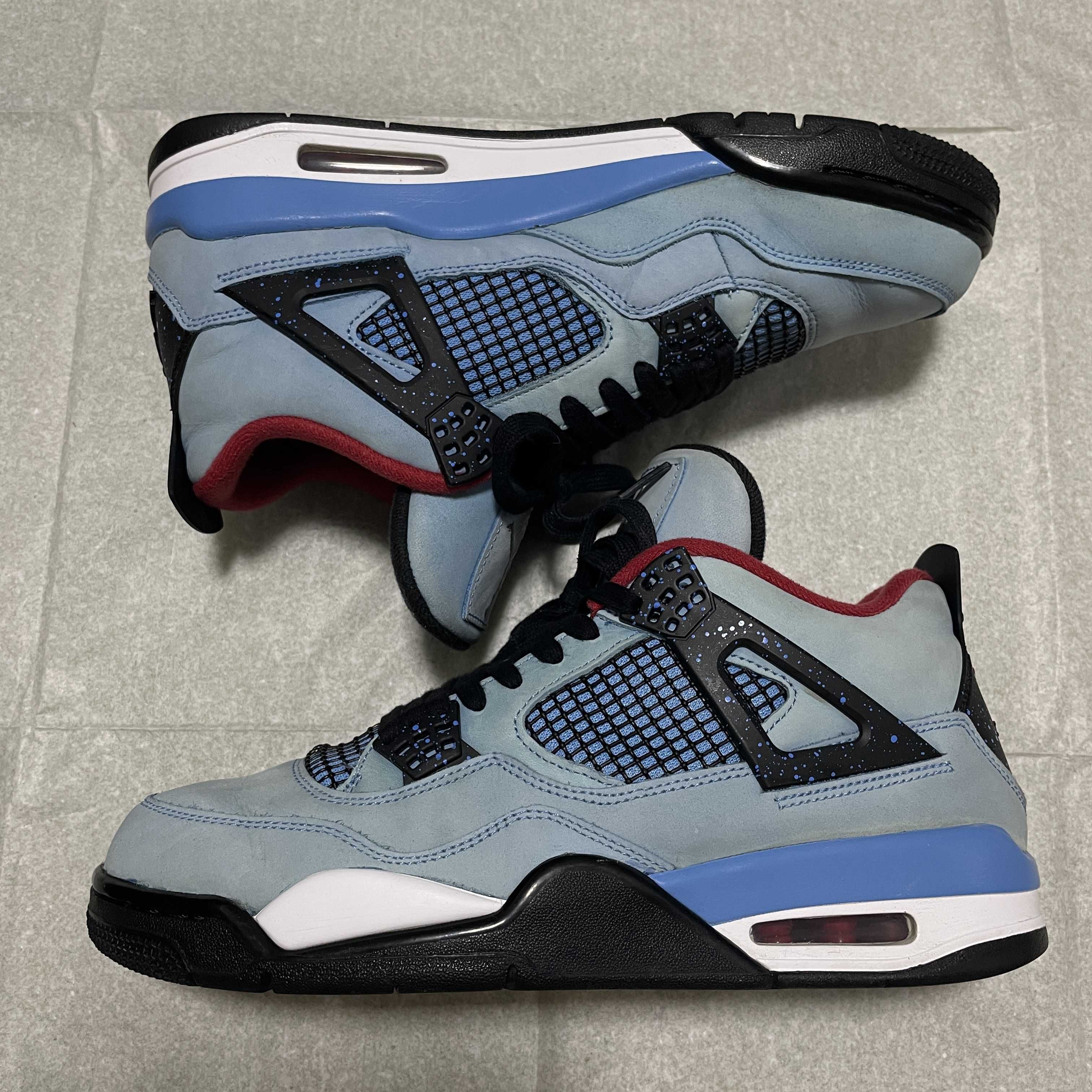 Travis Scott × Nike Air Jordan 4 Retro Cactus Jack "University Blue"