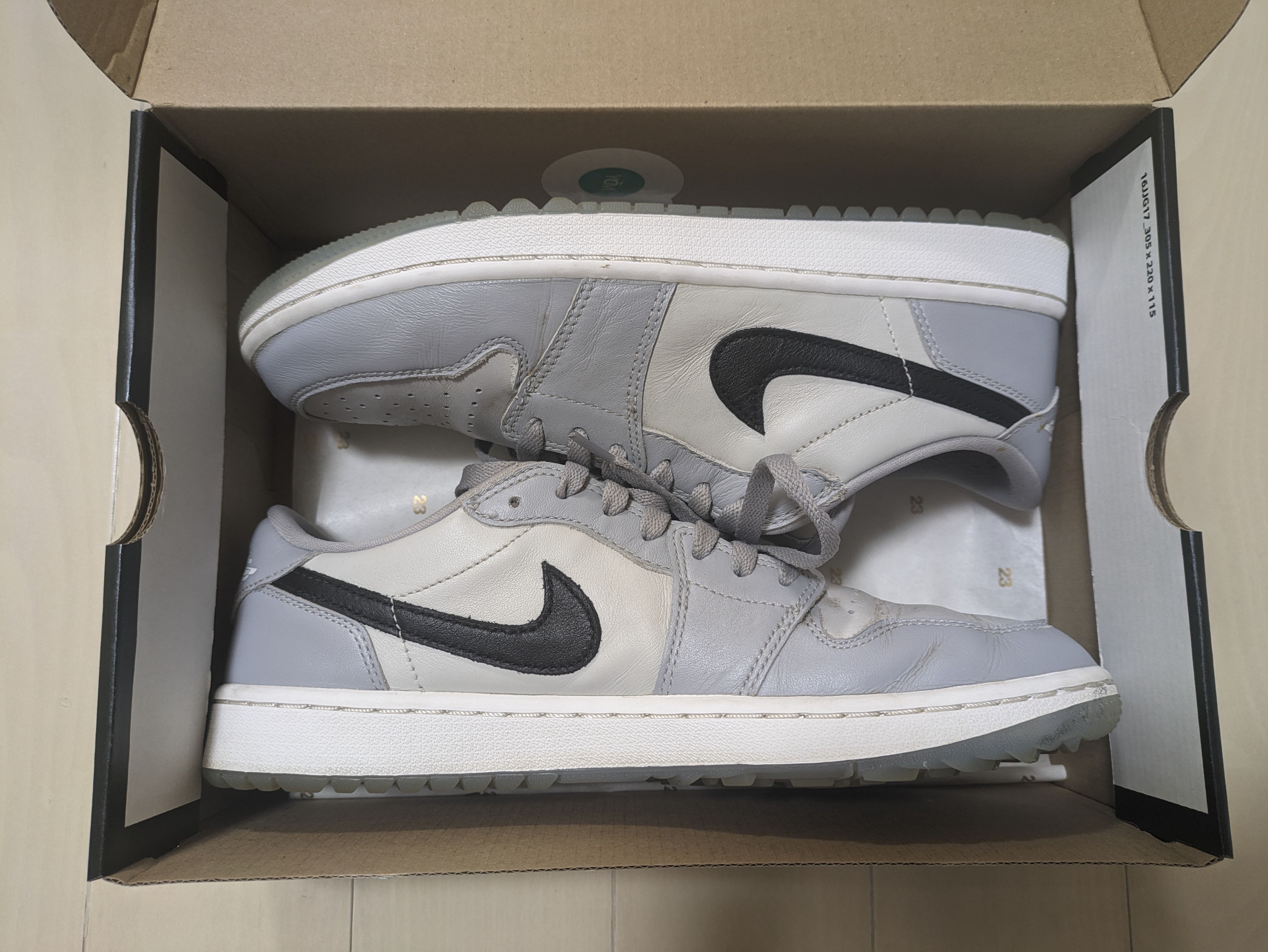 Nike Air Jordan 1 Low Golf "Wolf Grey/Photon Dust/White/Black"