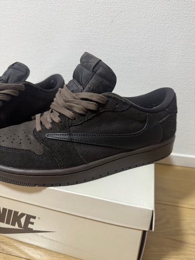 Travis Scott × Nike Air Jordan 1 Low OG SP "Velvet Brown and Dark Mocha"