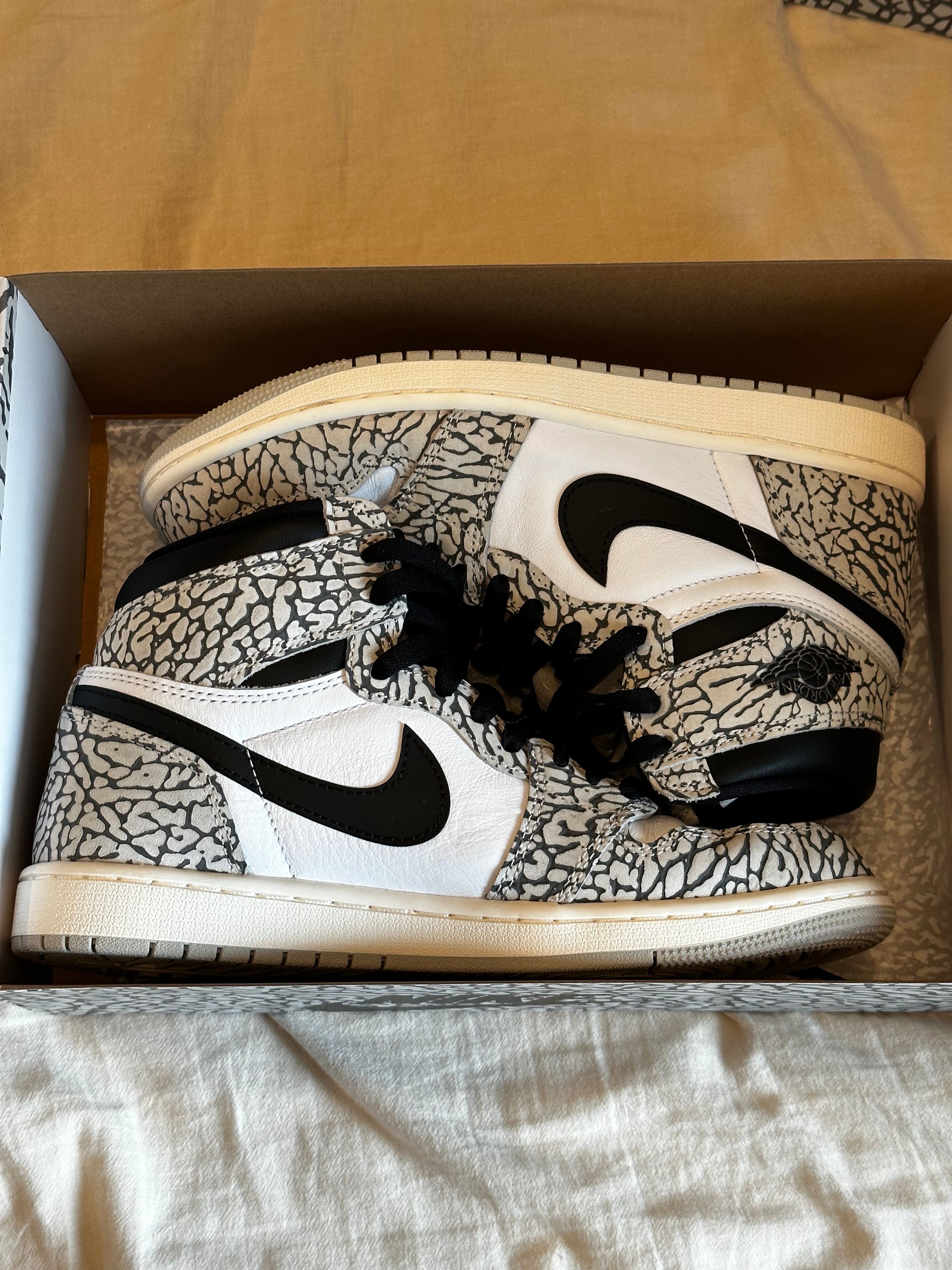 Nike Air Jordan 1 High OG "White Cement/Safari"