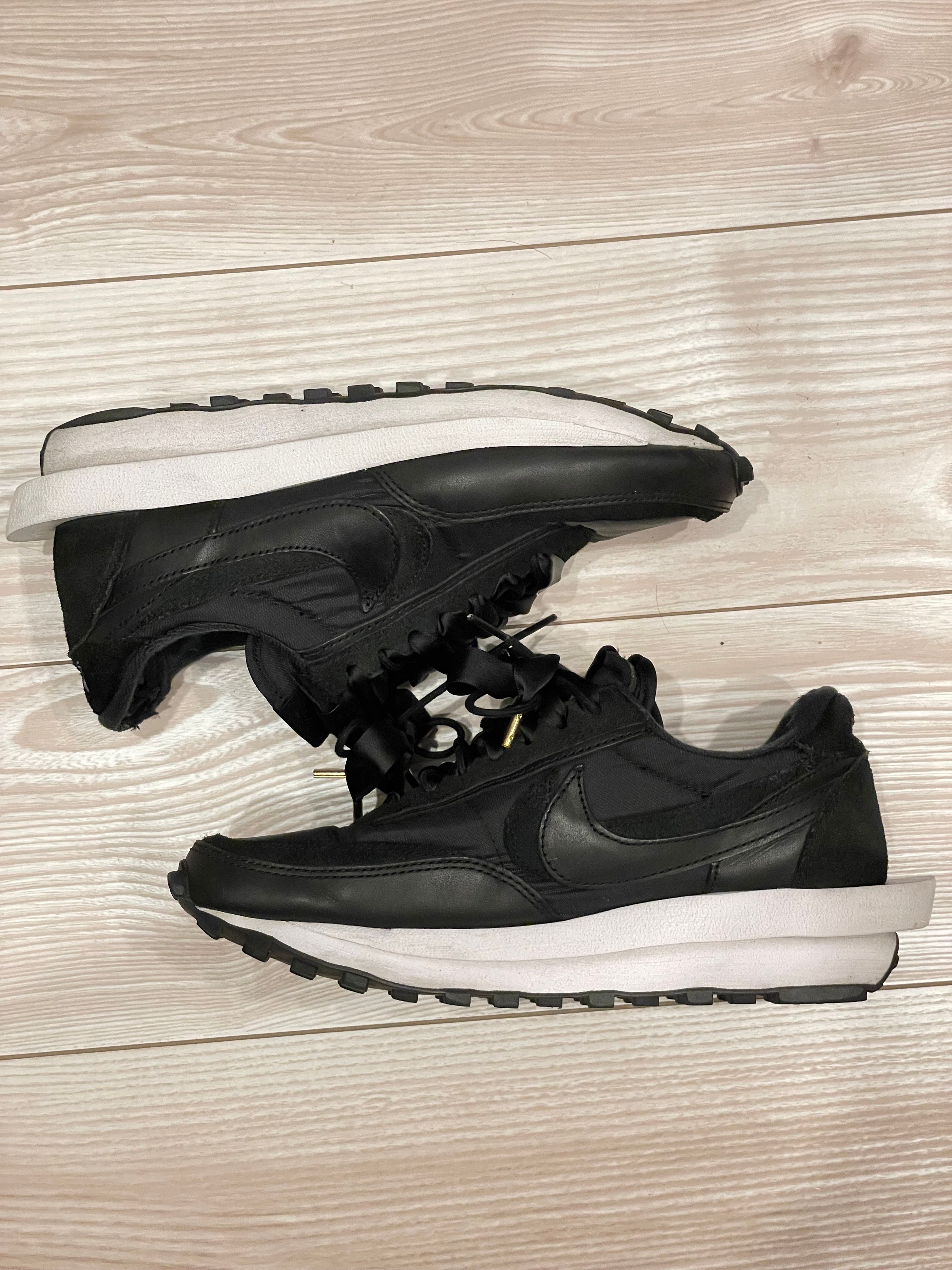 sacai × Nike LDV Waffle "Triple Black"