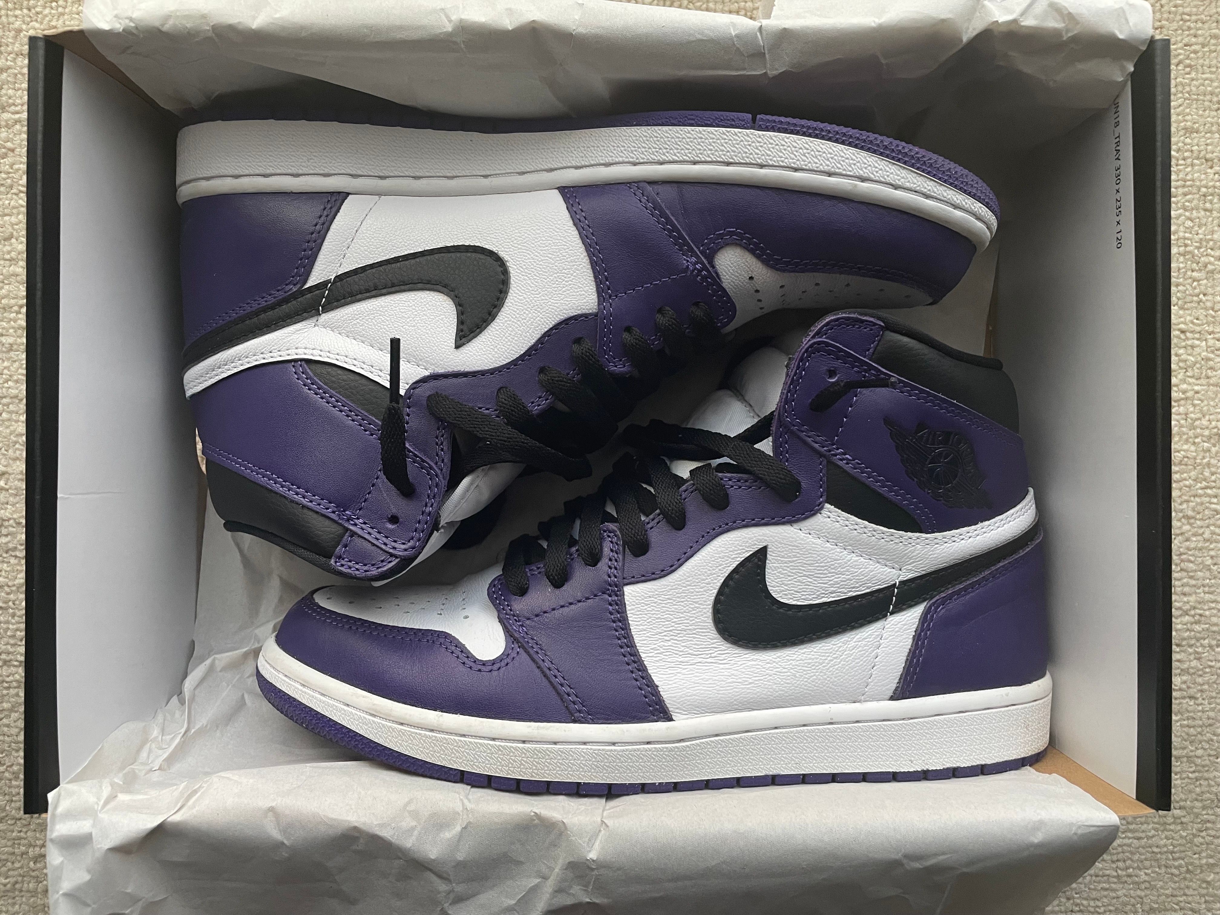 Nike Air Jordan 1 Retro High OG "Court Purple White/Black" (2020)