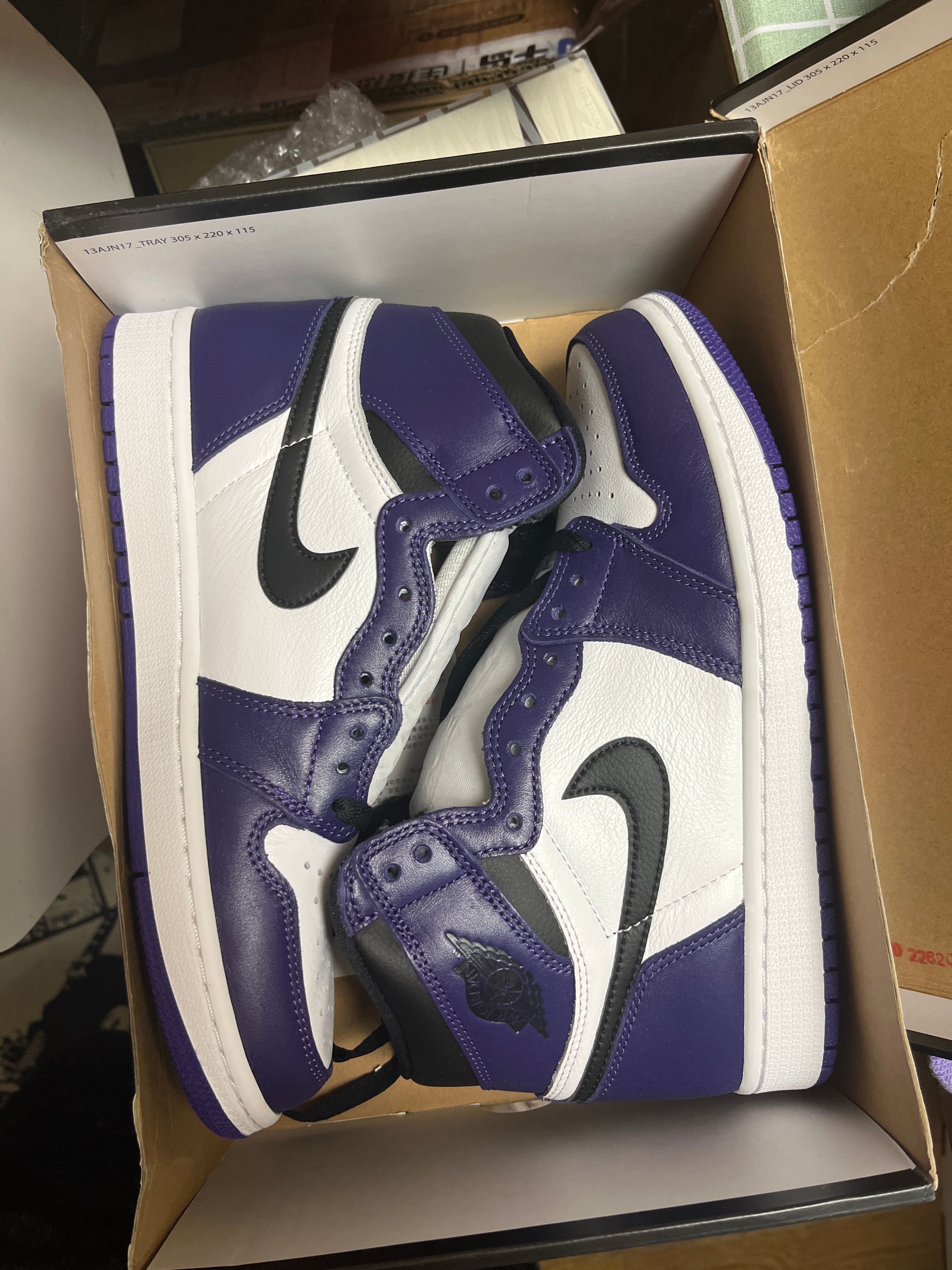 Nike Air Jordan 1 Retro High OG "Court Purple White/Black" (2020)