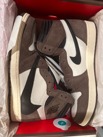 Travis Scott × Nike Air Jordan 1 Retro High OG TS SP "Sail/Dark Mocha"