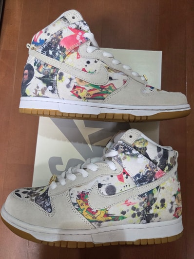 Supreme × Nike SB Dunk High "Rammellzee"