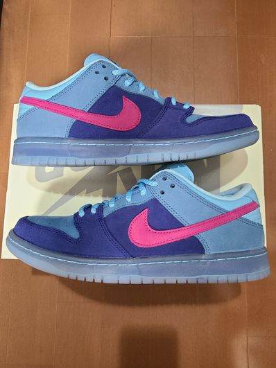 Run The Jewels × Nike SB Dunk Low "Deep Royal Blue and Active Pink"