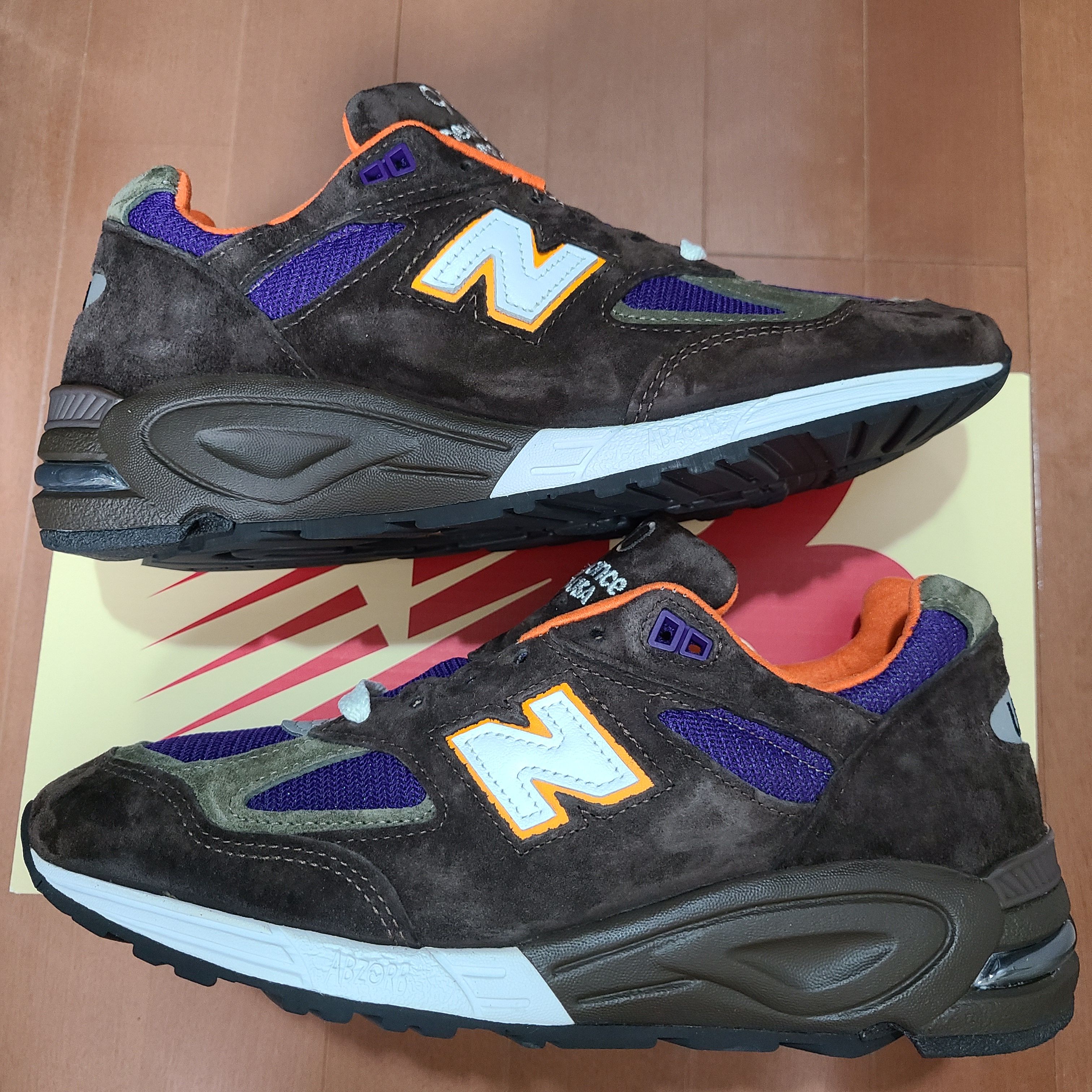 New Balance 990V2 "Brown/Purple/Orange"