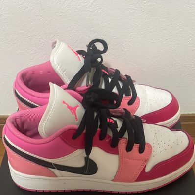 Nike GS Air Jordan 1 Low "White/Pinksicle Rush"