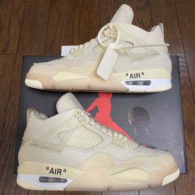 Off-White × Nike Women's Air Jordan 4 SP "Sail"