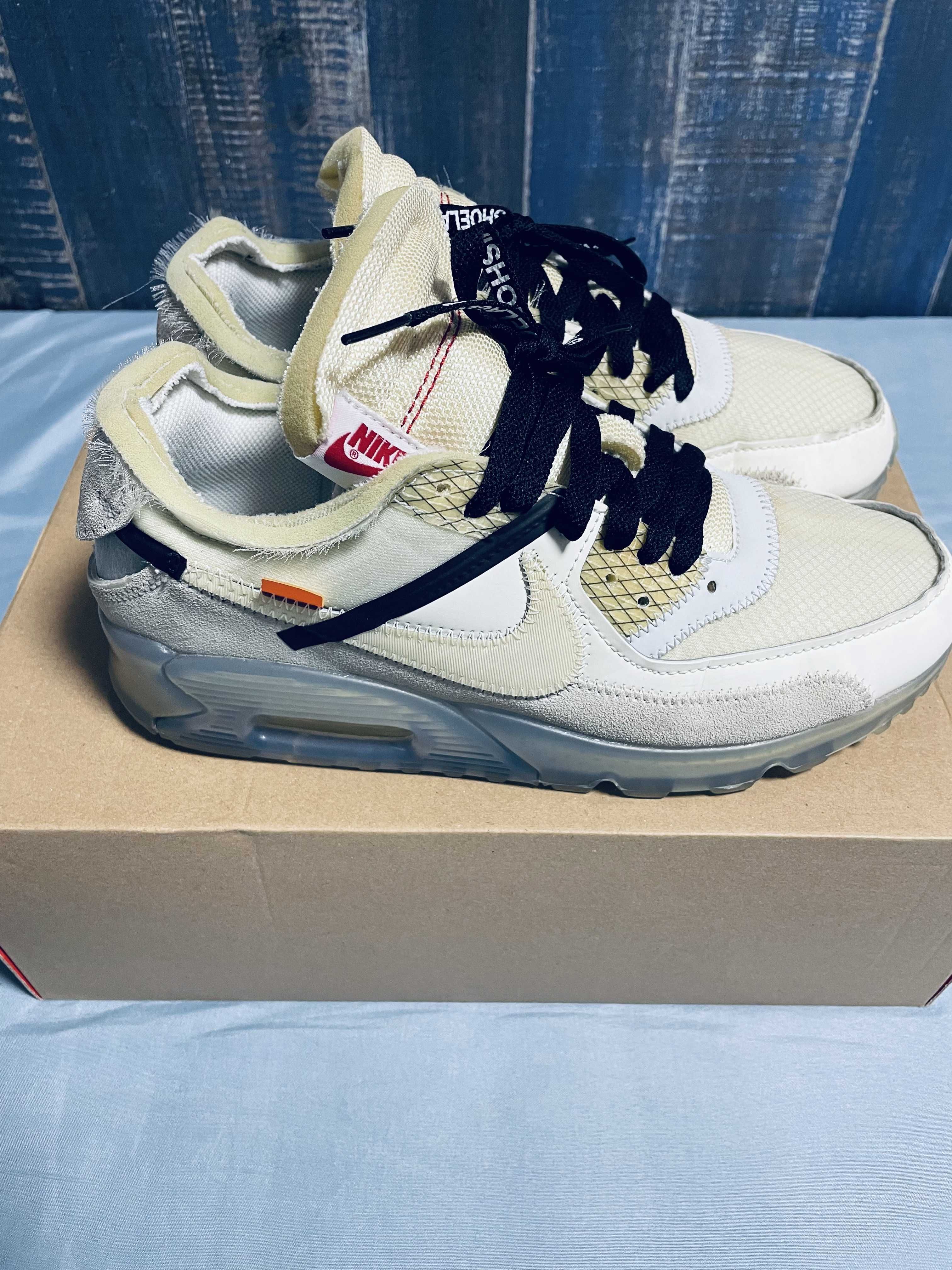 Off-White × Nike Air Max 90 "The 10/Sail"