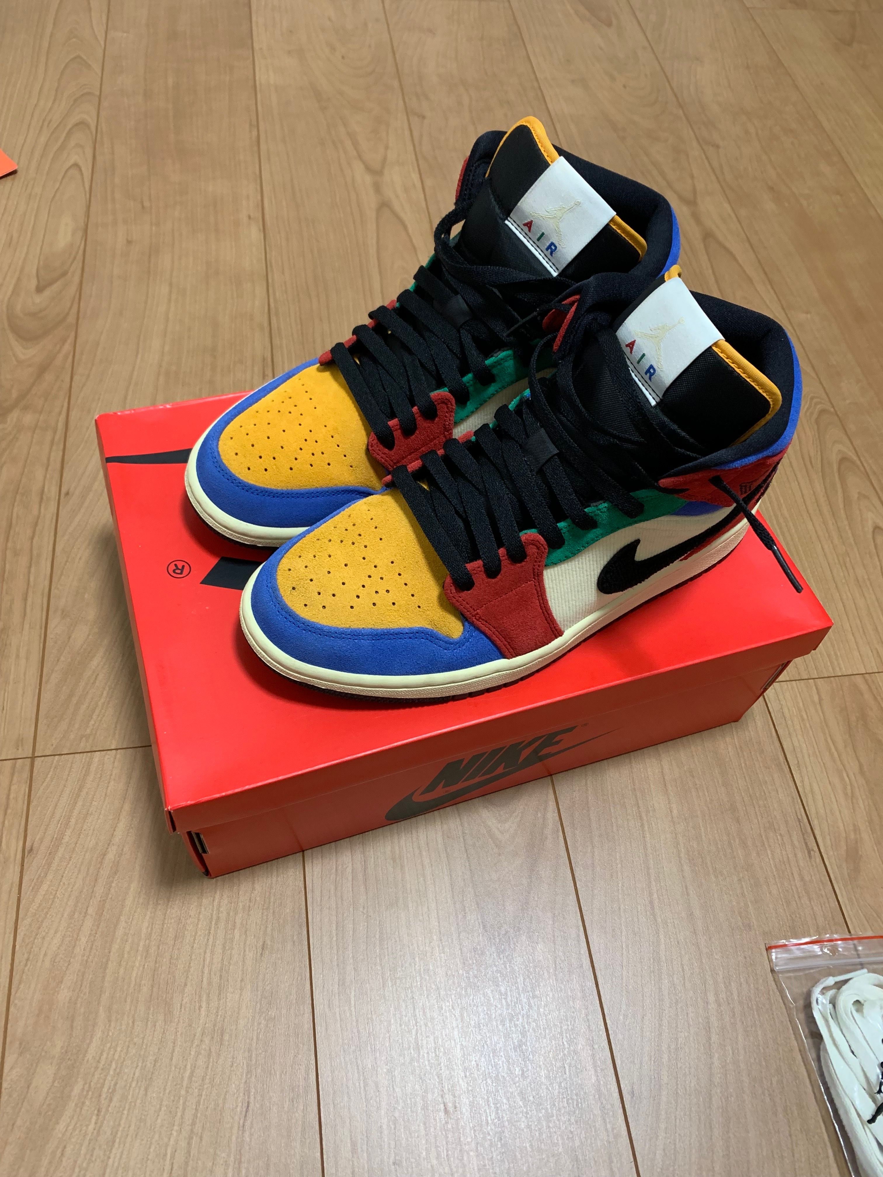 BLUE THE GREAT×NIKE AIR JORDAN 1 MID FEARLESS "MULTI"