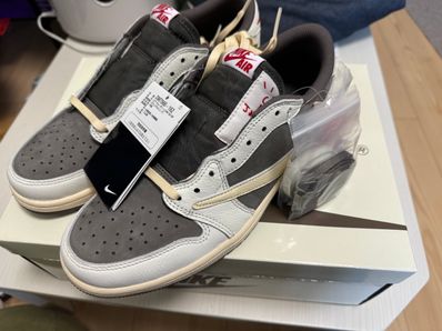 Travis Scott × Nike Air Jordan 1 Low OG SP "Reverse Mocha/Sail and Ridgerock"
