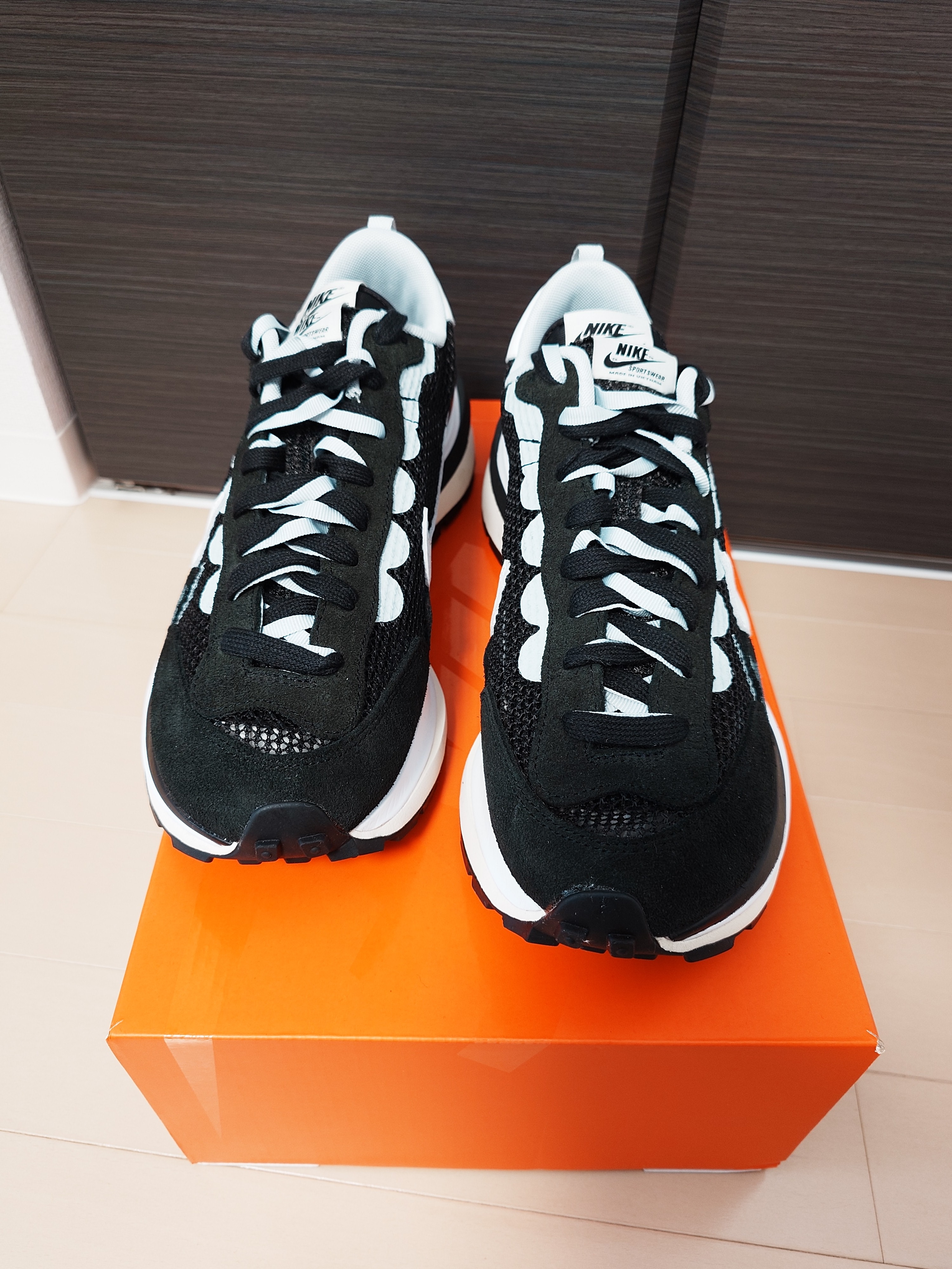 sacai × Nike Vapor Waffle "Black and White"