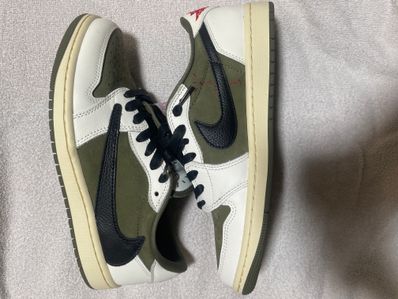 Travis Scott × Nike Air Jordan 1 Low OG SP "Reverse Olive"