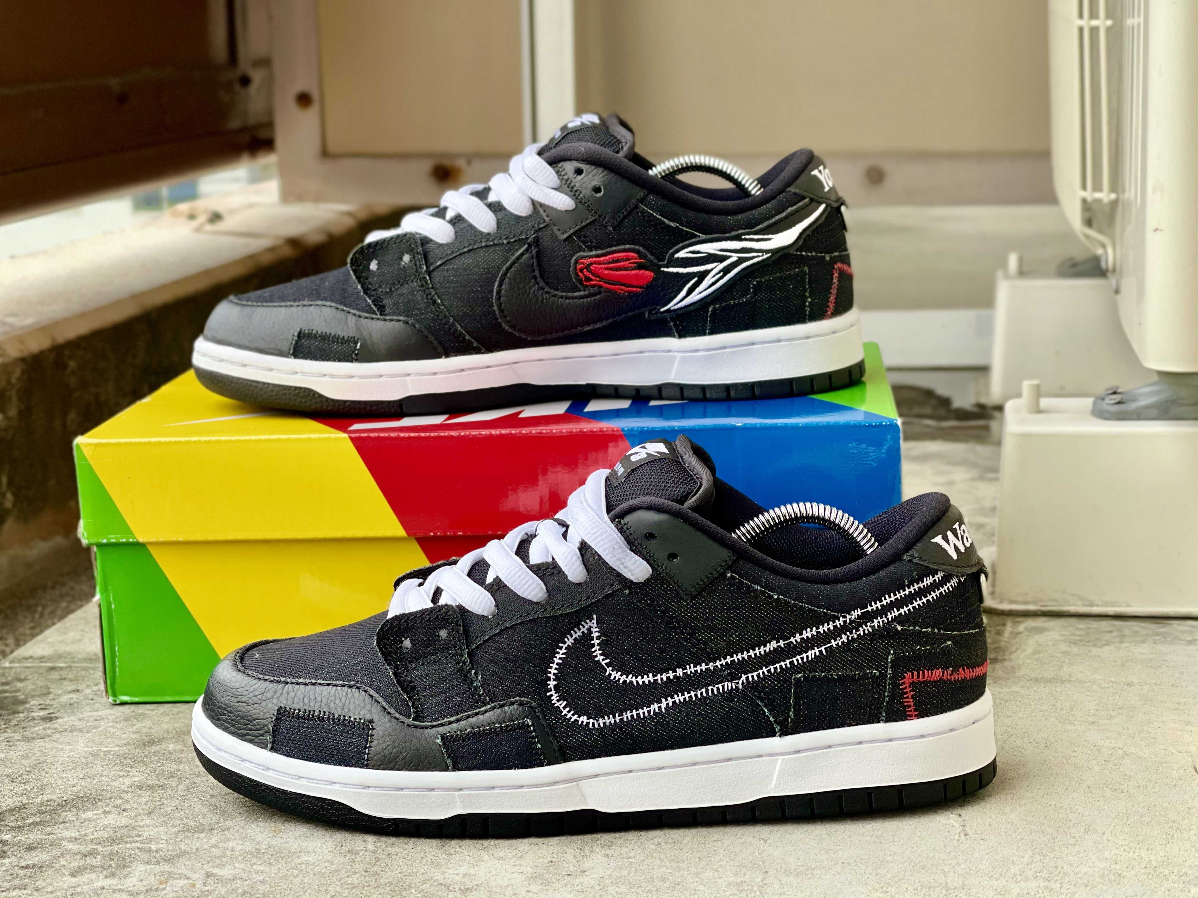 Wasted Youth × Nike SB Dunk Low "Black Denim" / VERDY