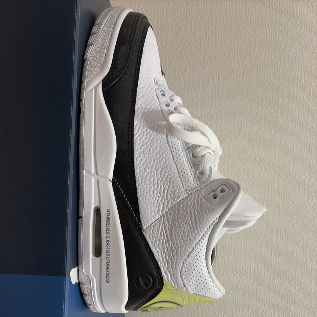 Fragment × Nike Air Jordan 3 "White/Black"
