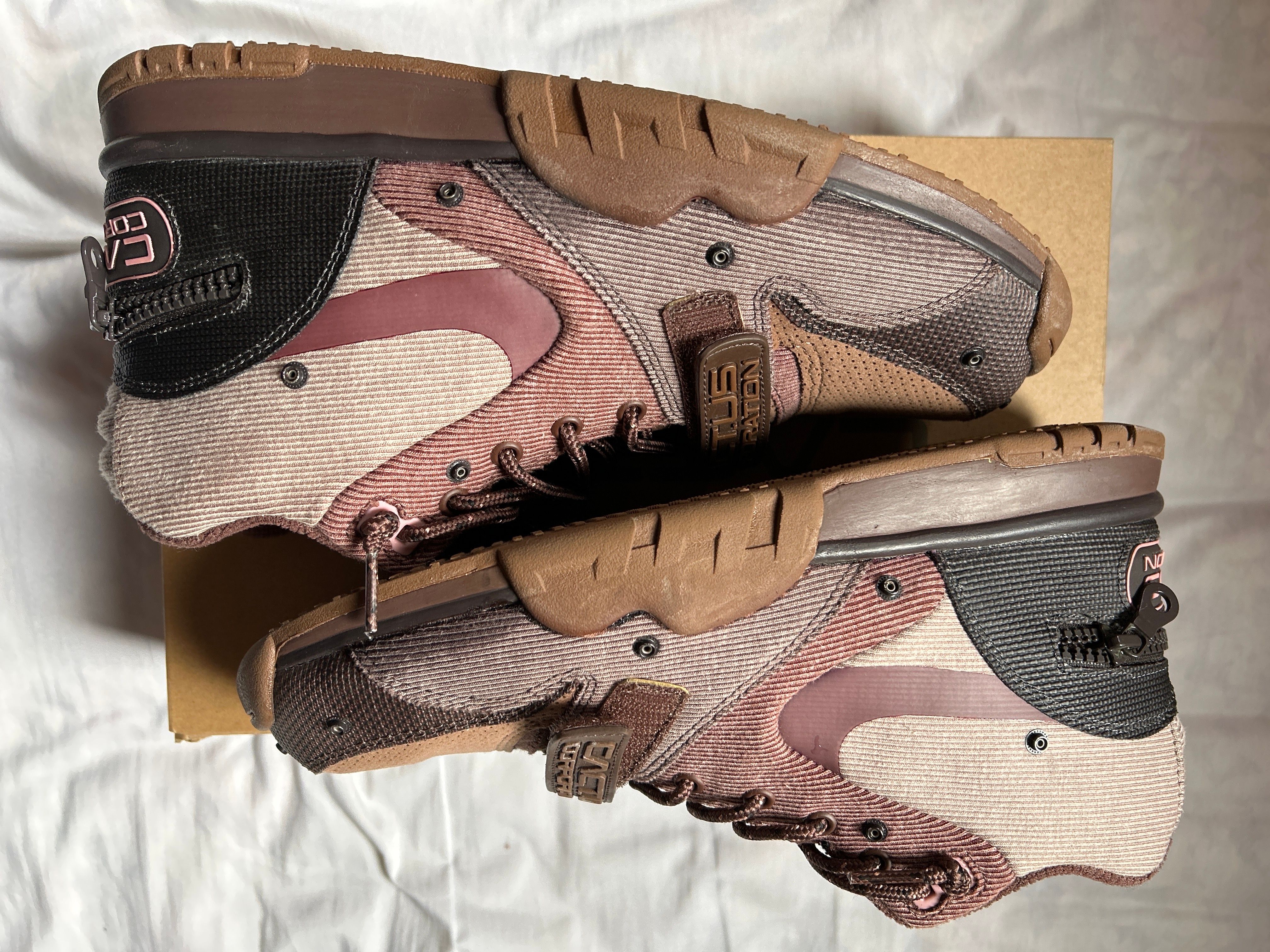 Travis Scott x Nike Air Trainer 1 SP "Archaeo Brown and Rust Pink"