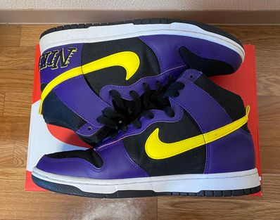 Nike Dunk High EMB "Lakers"