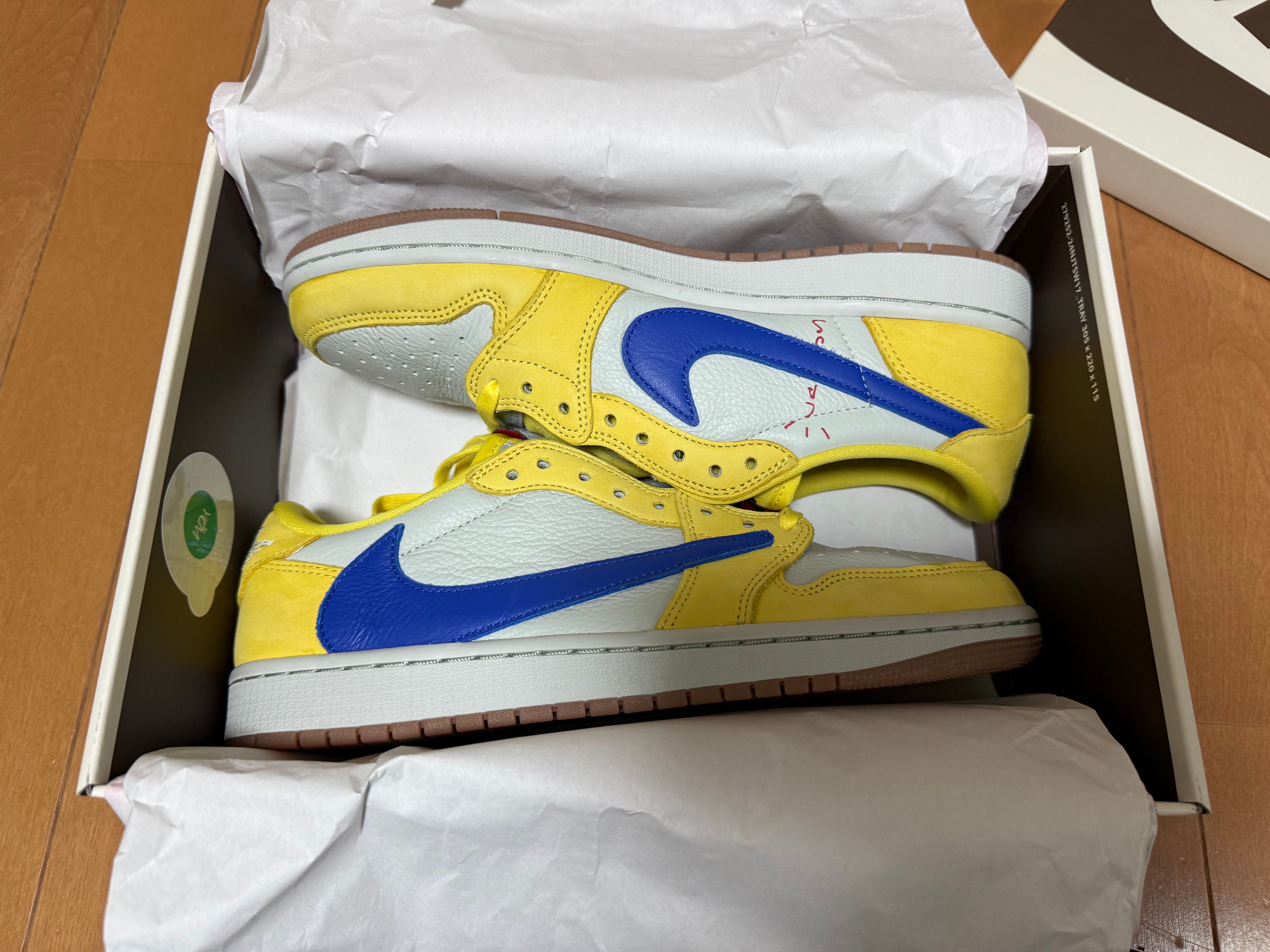 Travis Scott × Nike Women's Air Jordan 1 Retro Low OG "Canary"