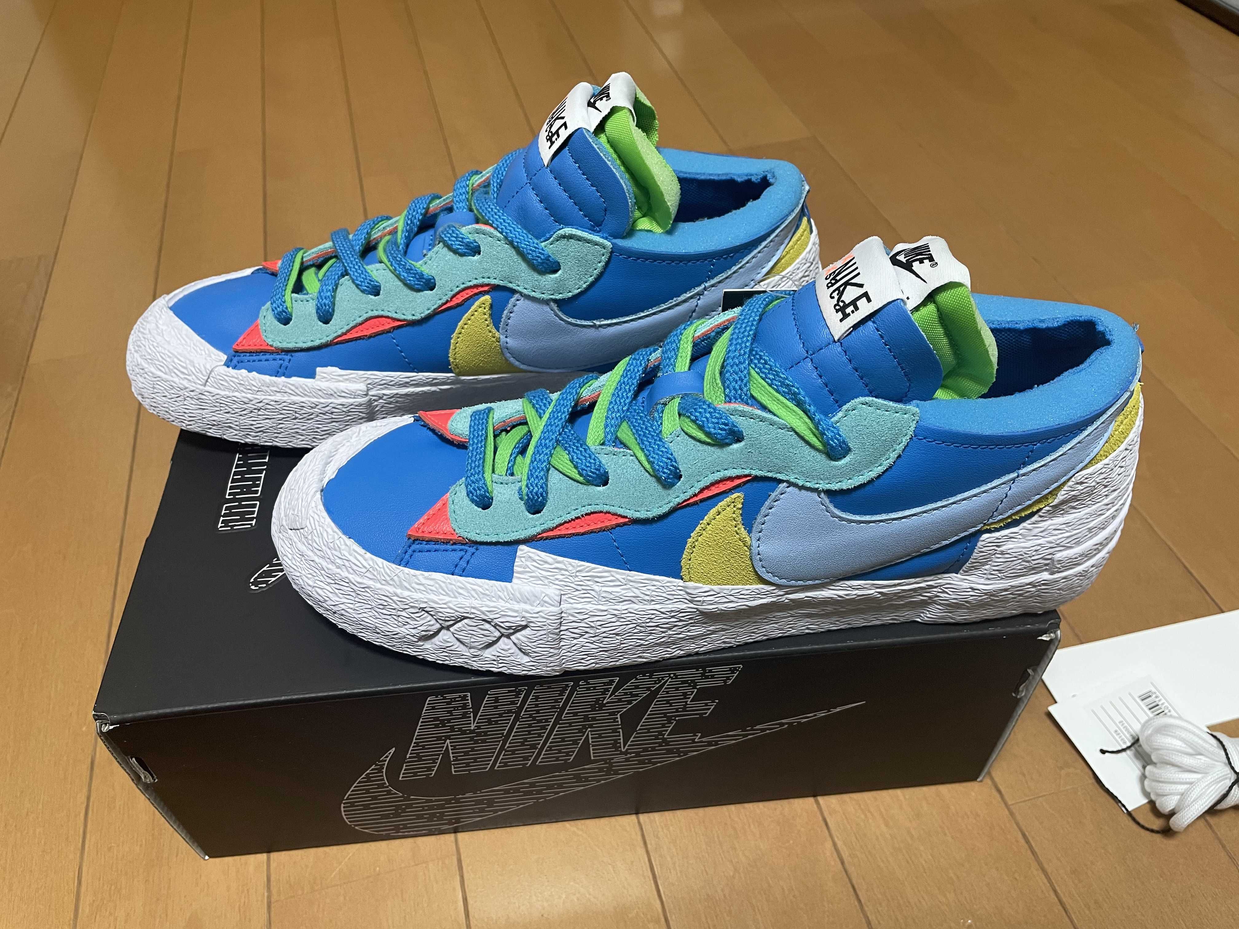 KAWS × sacai × Nike Blazer Low "Neptune Blue"