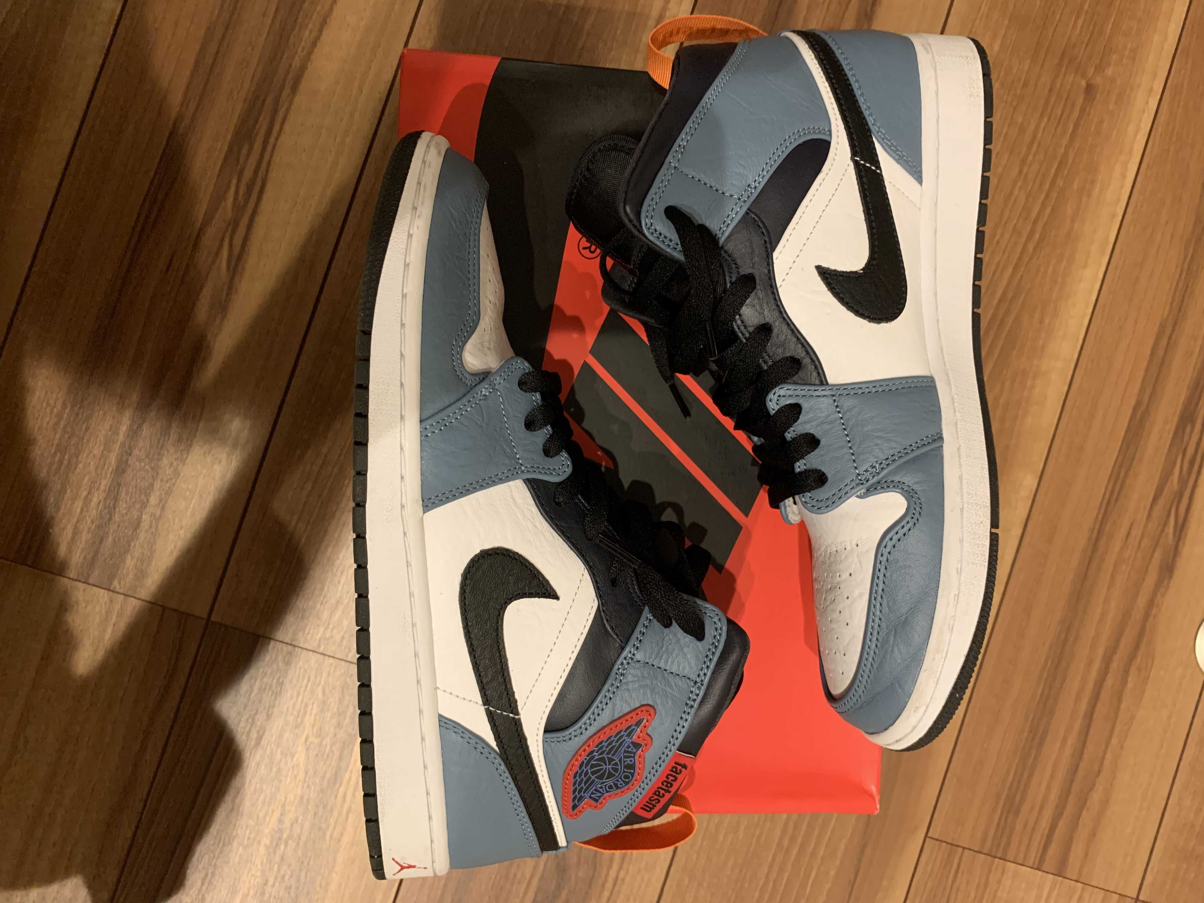 FACETASM × Nike Air Jordan 1 Mid "White/Navy"