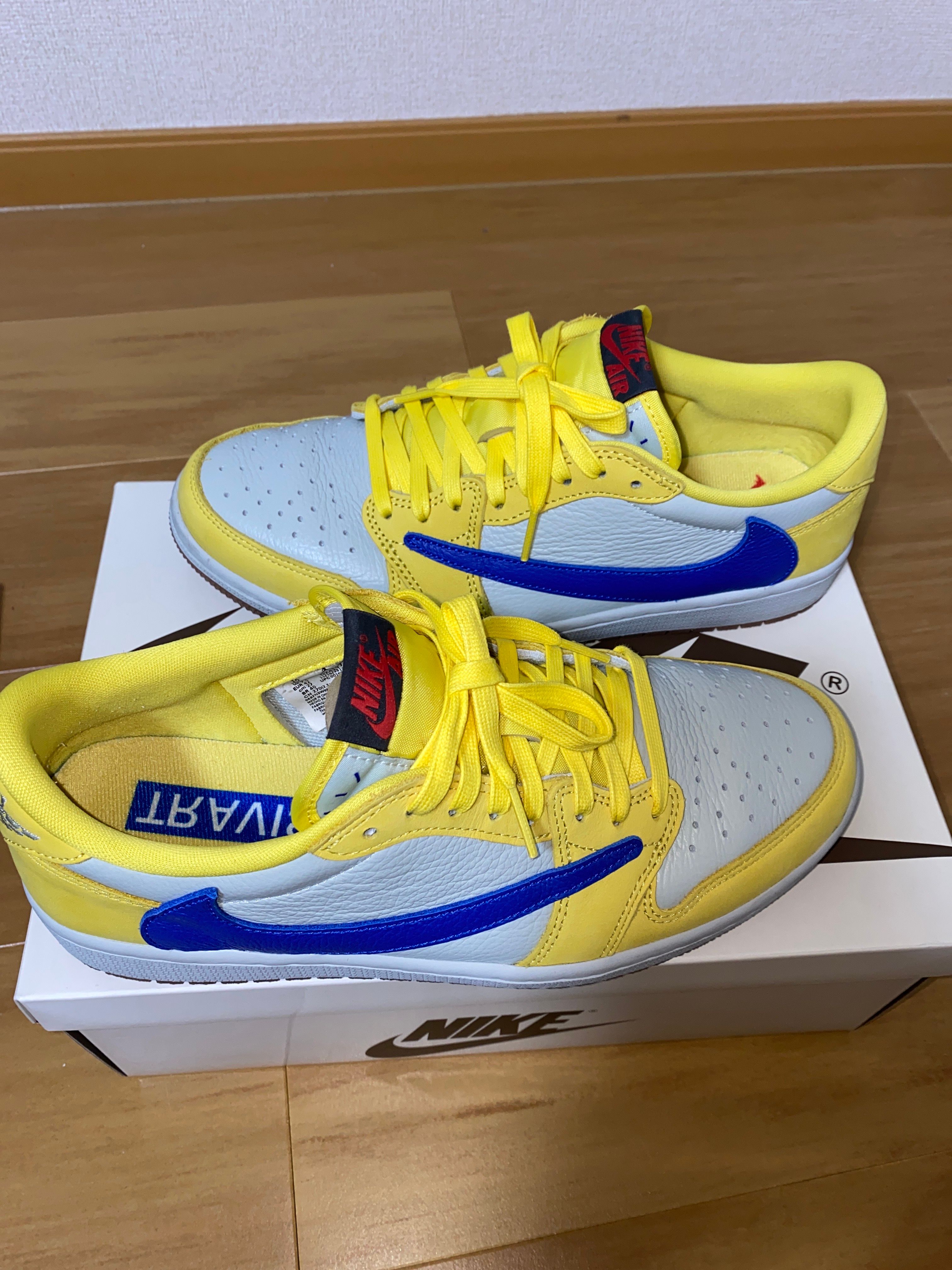 Travis Scott × Nike Women's Air Jordan 1 Retro Low OG "Canary"