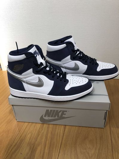 Nike Air Jordan 1 High OG CO.JP "White/Midnight Navy" (2020)(ブリーフケースなし)