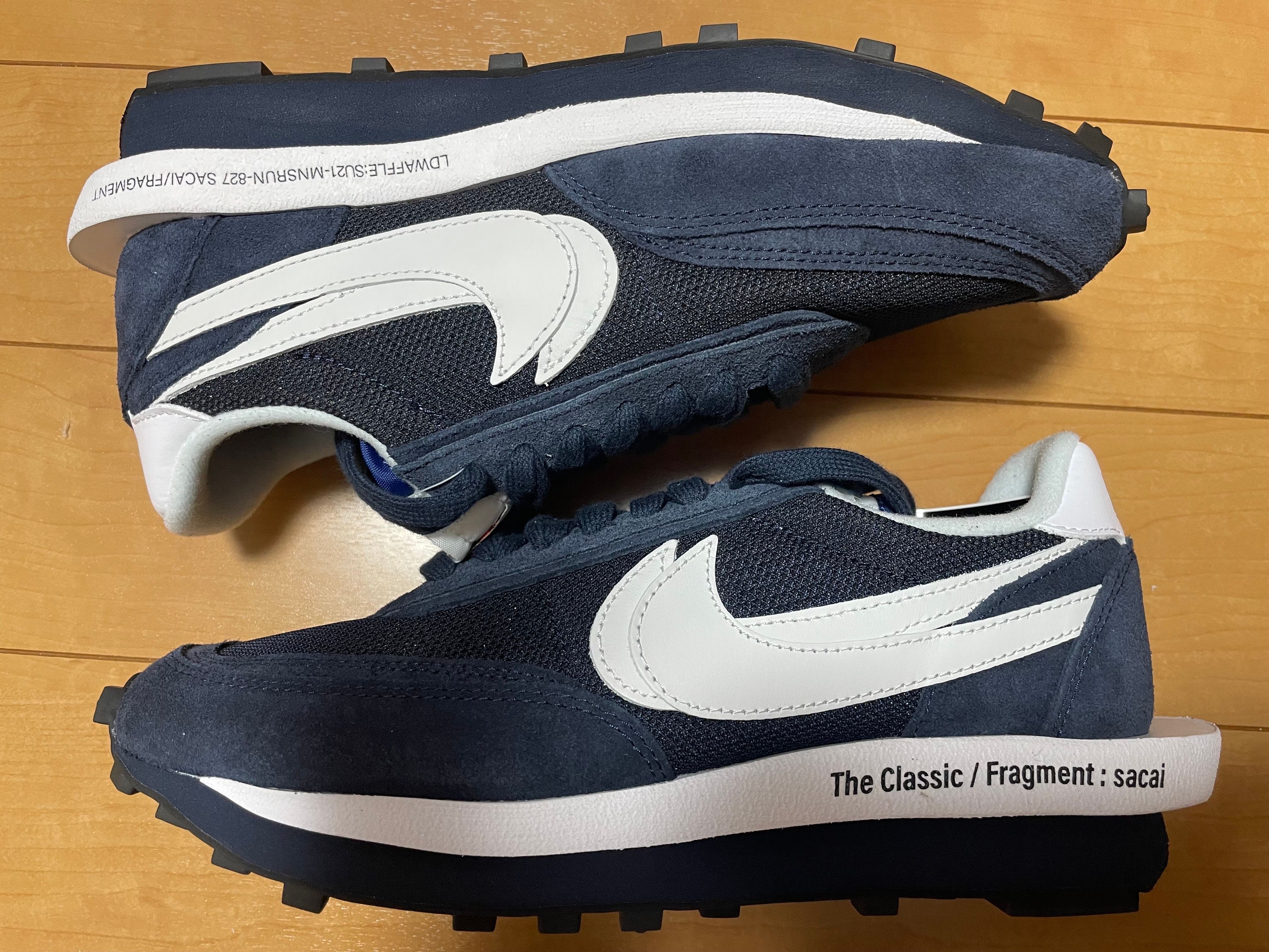 Fragment × sacai × Nike LD Waffle "Blackended Blue"
